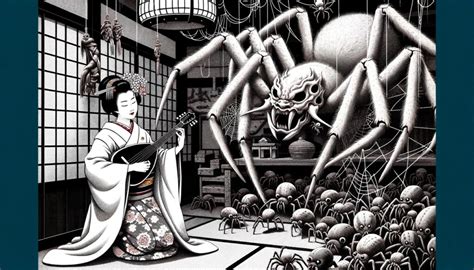  A História de Jorogumo: A Teia Misteriosa que Envolve Amor e Engano!