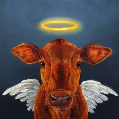 The Holy Cow - A Tale of Greed, Divine Intervention, and Milk That Flows Like Wine!