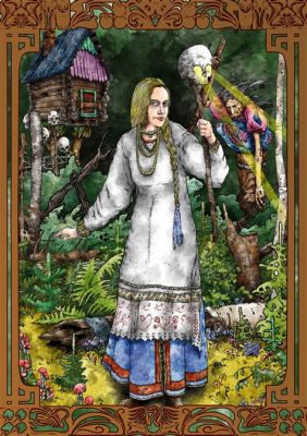 Vasilisa the Beautiful: An Epic Tale of Resilience and Inner Strength against the Shadowy Grip of Baba Yaga!